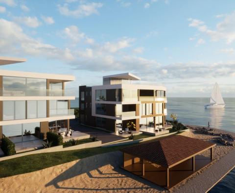 Luxury new building in the first line to the sea in Privlaka, Zadar 