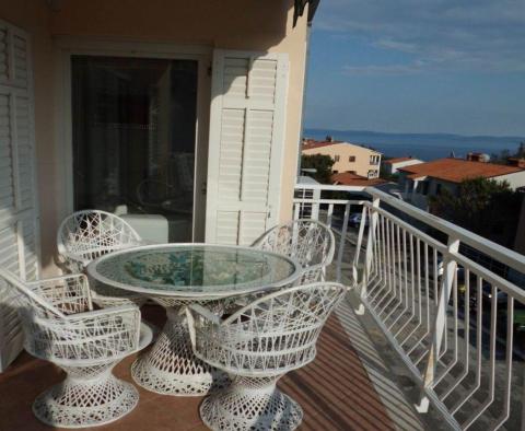 Spacious apartment with sea views in Rabac, for sale 