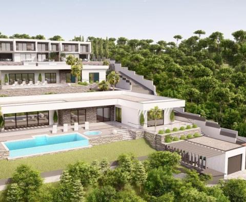 Luxusimmobilie mit Panoramablick auf das Meer in Crikvenica, die 2023 fertiggestellt werden soll 