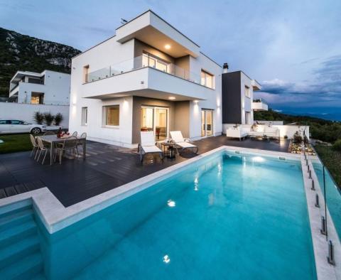 Modern villa with a beautiful view in untouched nature in Grizane, Crikvenica 