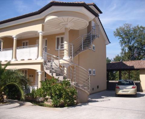 House of three apartments in Malinska, Krk island, 1,5 km from the sea 