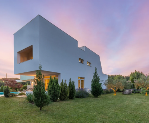 Stunning modern villa with designer interior, indoor pool and wellness - Zminj area 