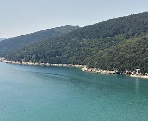 Urbanized land plot in Rabac with stunning sea views, only 350 meters from the sea 