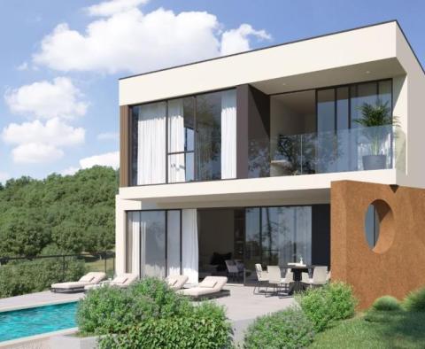 Luxury modern villa in Rabac area with sea views 