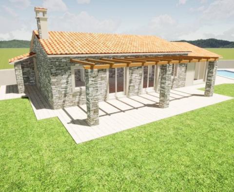 Modernized detached stone house in Umag area 