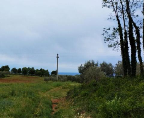 Building land plot with sea views in Porec area 