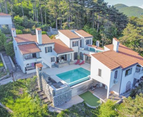 Villa in Veprinac, Opatija with pool and beautitul sea views 