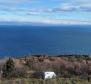 Building plot with a panoramic view of the sea in Moscenice, for sale - pic 2