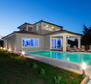 New villa in authentic style with pool and landscaped garden in Labin area 