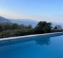 Wonderful villa with panoramic views and swimming pool in Poljane, Opatija 