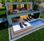 Modernes Designhaus mit Swimmingpool in der Gegend von Rabac 