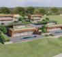 Projekt für den Bau von 4 Villen mit Swimmingpool in der Gegend von Motovun 