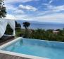 Modern villa near the sea and Opatija in Lovran, panoramic sea view - pic 7