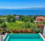 Modern villa near the sea and Opatija in Lovran, panoramic sea view - pic 3