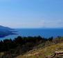 Unique urbanized land with sea views, in Rabac area, for sale 