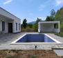 Discounted! Modern one-story house with swimming pool for sale within nature in Krsan! 