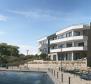 Luxury apartment with pool, first row to the sea on Krk Island, for sale 