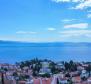 Land plot in Opatija centre for the construction of 5 residential buildings or 30 apartments with panoramic sea views, for sale 