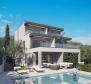 Exclusive duplex villa with pool and garage and panoramic sea view in Kostrena 