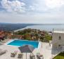 Apartment in Bregi, Opatija with panoramic sea view and swimming pool 