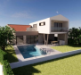 Modern villa with sea view in Krnica under construction 