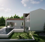 Modern secluded villa under construction in Labin area 