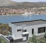 Luxury modern villa under construction on Ciovo, Trogir, just 170 meters from the sea 