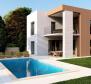 Villa of modern design with swimming pool in Porec region, one of the three villas of the complex 