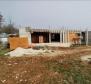 House under construction in Sošići, Kanfanar 