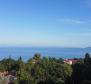 Land with sea view and project for 3 apartments in Opatija, Opric area 