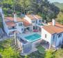 Villa in Veprinac, Opatija with pool and beautitul sea views 