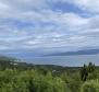 Building plot with an open sea views in Rabac-Labin area 